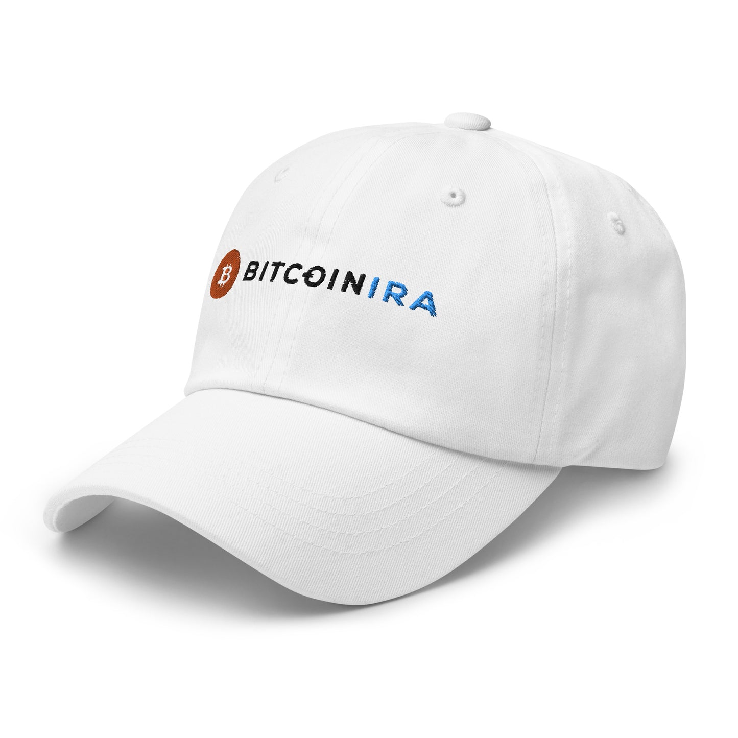 BitcoinIRA Dad Hat (white)