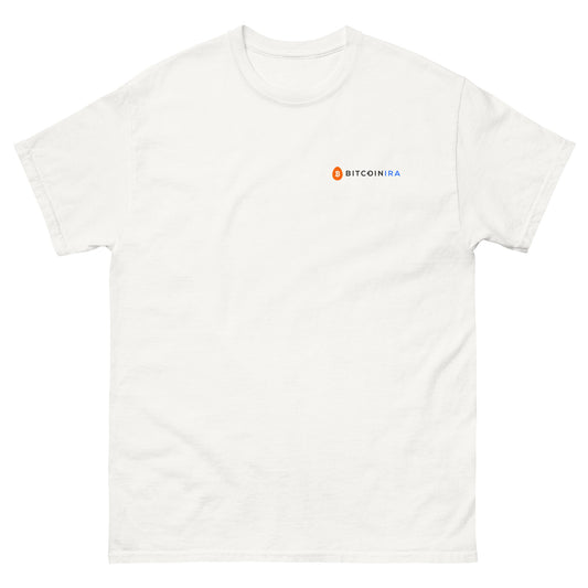 BitcoinIRA White T (unisex)