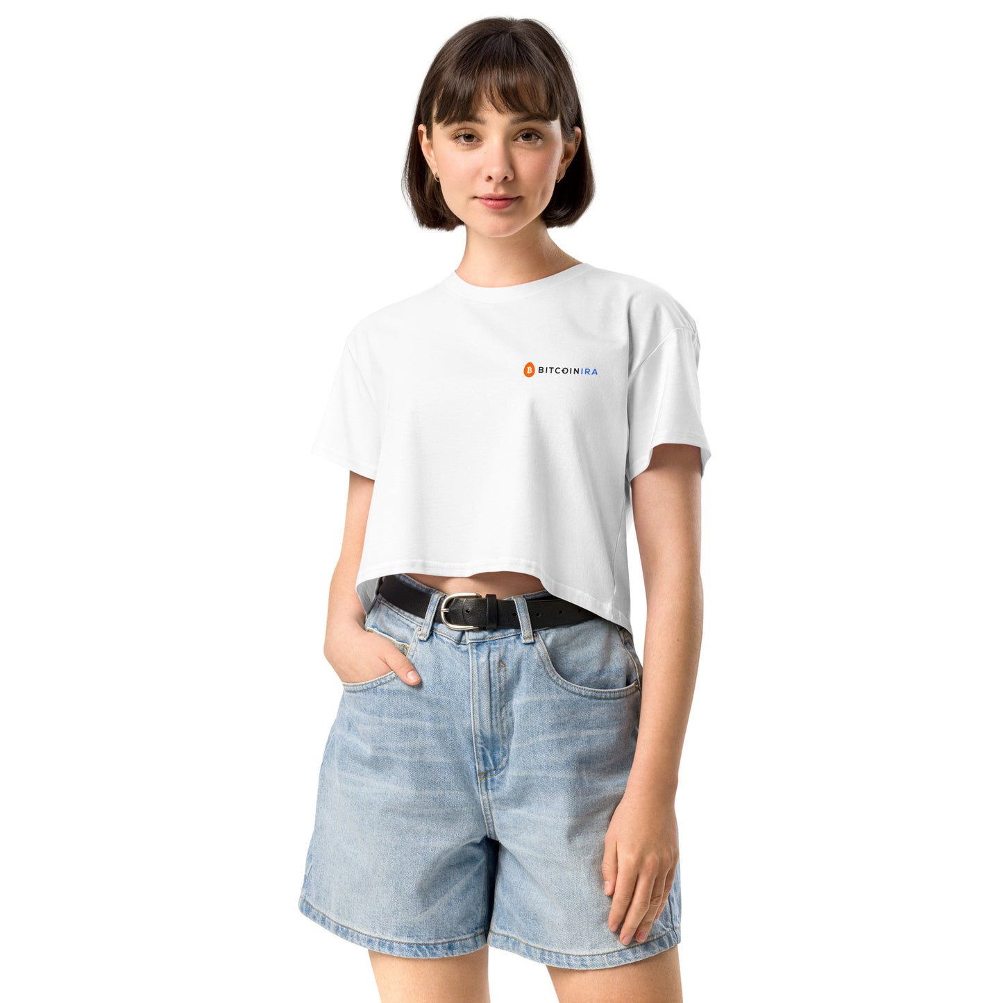 Women’s crop T (white)